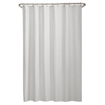 Rideau de douche simple en tissu hydrofuge