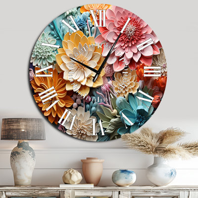 Horloge murale Coral