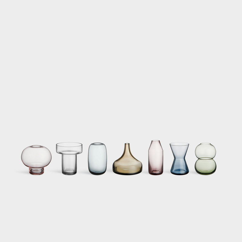 Vase de table en verre