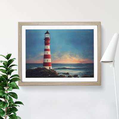 Artistic Lighthouse - Single Picture Frame Print