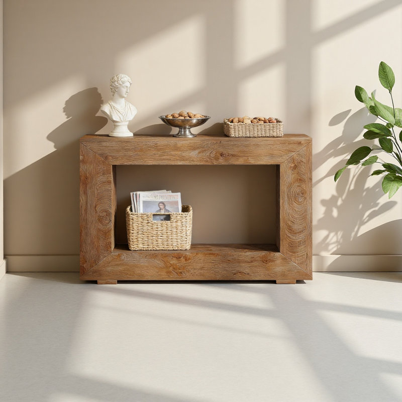 Entryway Sofa Table,Wood Side Table, Wood