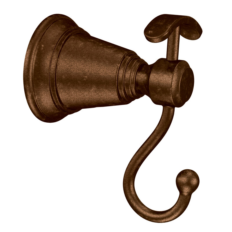 Rothbury Wall Mounted Double Robe Hook, Oil Rubbed Bronze