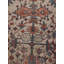 Tapis unique en laine noué à la main avant 1900 rouge / beige / bleu marine de 9 pi 10 po x 12 pi 5 po