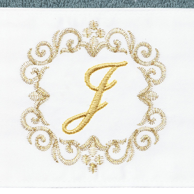 Winston Porter 100% Turkish Cotton MONICA 2PC Embellished Hand Towel Set, J