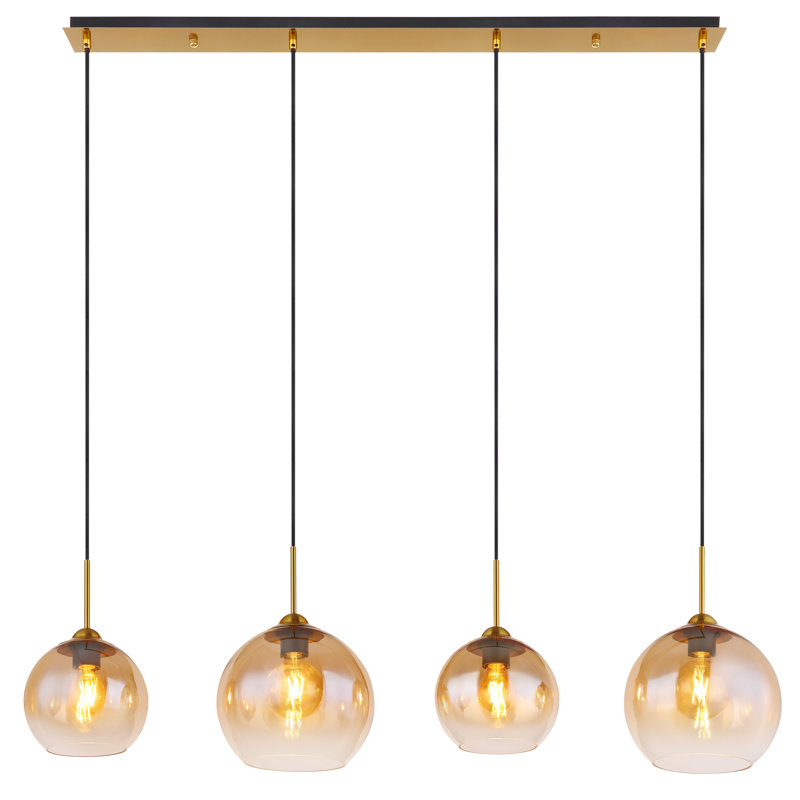 Axil 4 - Light Brass Pendant