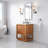 Tessa 30 In. Mango Wood Carrara White Marble Countertop Bath Vanity with Oil-Rubbed Bronze Faucet