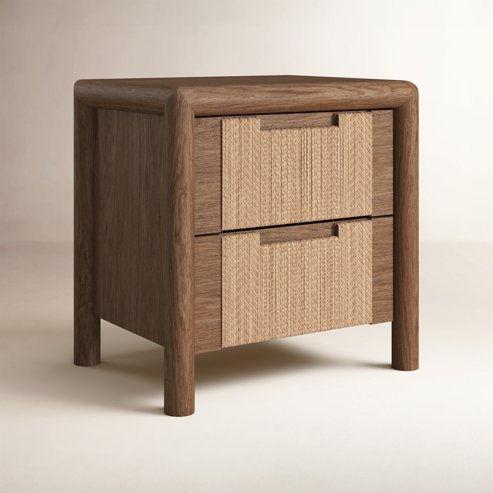 Maddy 2 - Drawer Woven Nightstand
