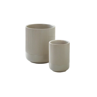 Ceramic / Porcelain Round Utensil Crock