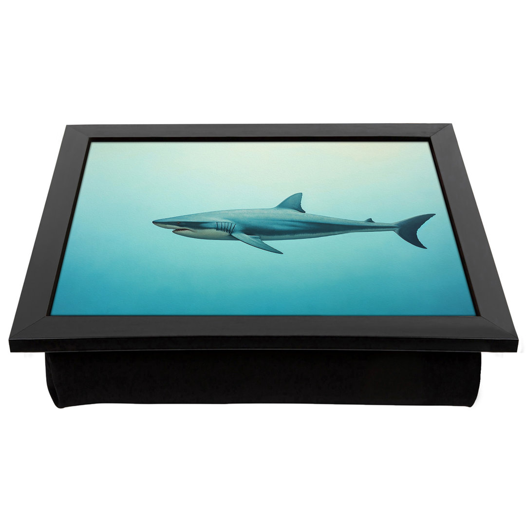 Shark Minimalism No.2  Lap Tray with Cushion