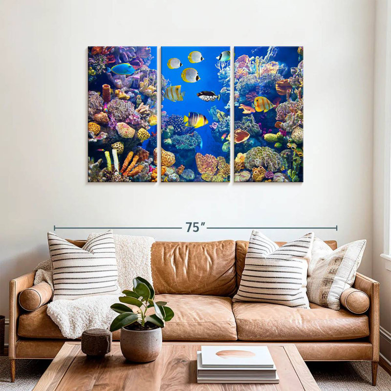 Aletra Teeming Underwater Life, 36" H x 57" W
