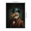 «Regal Portrait of a Duck» par The Creative Bunch Studio, reproduction d'art sur toile encadrée