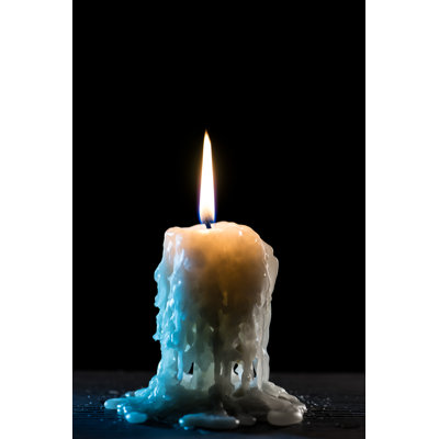 Candle Burning by Artenex - Wrapped Canvas Print