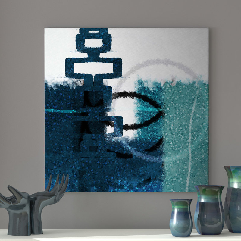 Difference Satisfaction - Wrapped Canvas Painting Print, 24" H x 24" W x 1" D