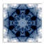 «Indigo Kaleidoscope II», impression sur toile tendue-668377022