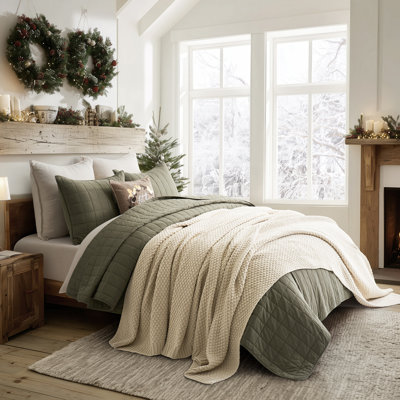 Chunky Chenille Knit Throw Blanket