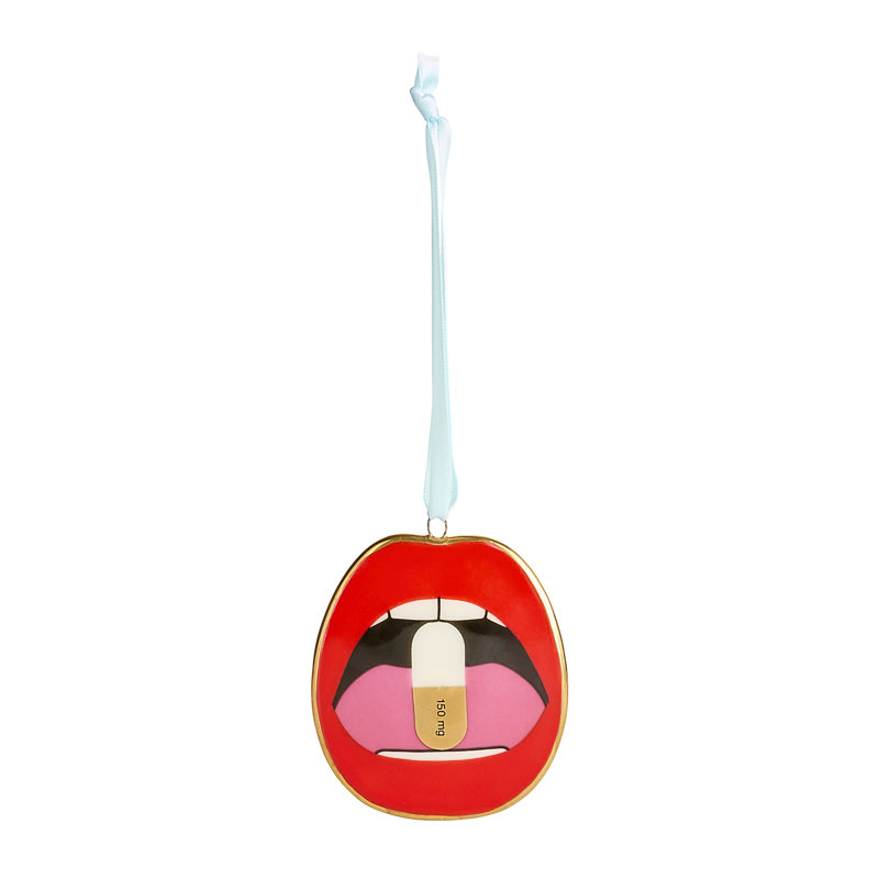 Lips Full Dose Ornament