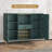 47.23'' Large Coffee Bar Cabinet with Bottle Rack Buffet Sideboard Table for Home, Honeycomb Carving Modern Design-1694474876