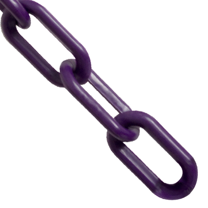 Chaîne en plastique, Mauve, H 2,12 po x l 1200 po x P 0,29 po