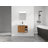 28'' Wall-Mounted Bathroom Vanity With White Ceramic Sink & Soft-Close Door-1727445269