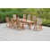 Olesen Rectangular 8 - Person 185cm Long Dining Set