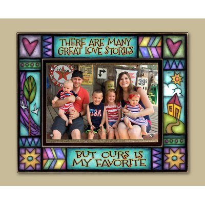 Matterson Blue Matte Picture Frame