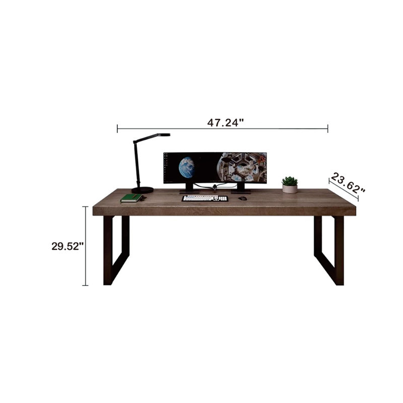 Bureaux rectangulaires, H 29,52 po x l 47,24 po x P 23,62 po