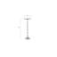 Table d'appoint avec plateau en marbre blanc et table d'appoint moderne avec base en aluminium et table d'appoint pour le salon