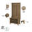 Pernell Freestanding 3 - Hook Coat Rack-222649723