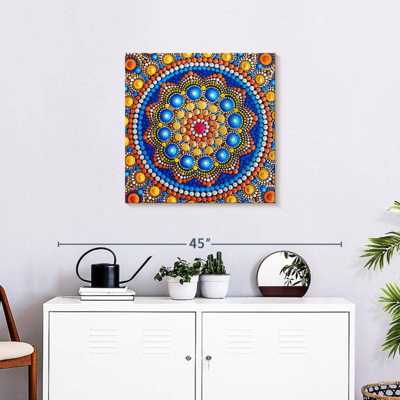 Kerner Decorative Dotted Mandala