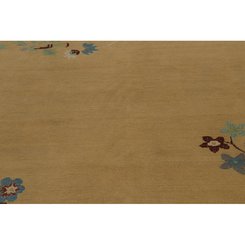 Hand Knotted Wool Area Rug