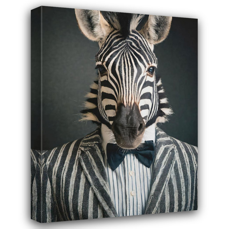 " Zebra ", 32" H x 26" W