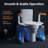 Dual Motor Power Toilet Seat Lift with Button Control for Elderly