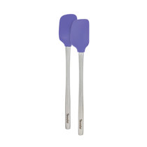 Sareva Spatula / Pan scraper - Purple - Silicone - 33 cm