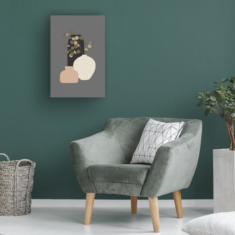 Art sur toile «Bachelor Incado Three Vases III», H 24 po x l 16 po