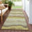 Machine Washable Indoor/Outdoor Lanphear ACN2397 Stripes Rug-959576097