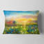 Coussin lombaire en paysage coucher de soleil