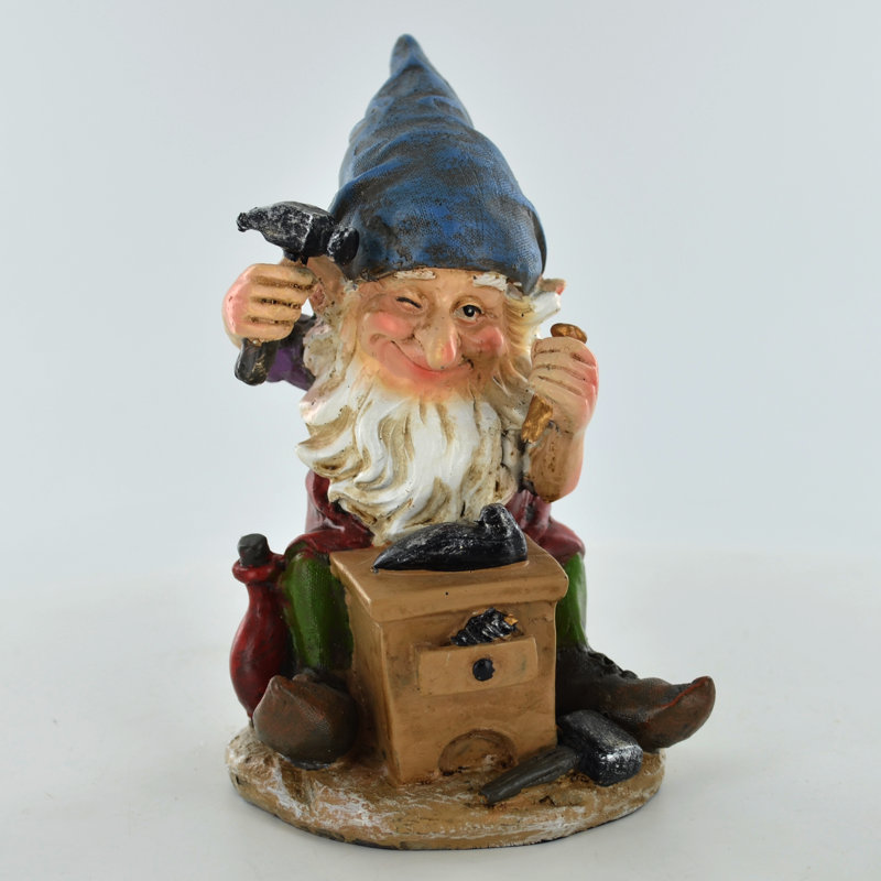Goodlow Gnome In Workshop Fairy Garden