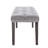 Heng Ming Upholstered Tufted Bench Ottoman , Velvet Dining Bench Bedroom Bench  Footrest Stool Accent Bench For Entryway Dining Room Living Room, Light Gray-1392324647