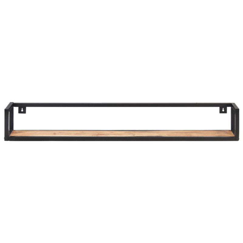 2 pièces, Noir / brun, H 6,7 po x l 31,5 po x P 6,7 po