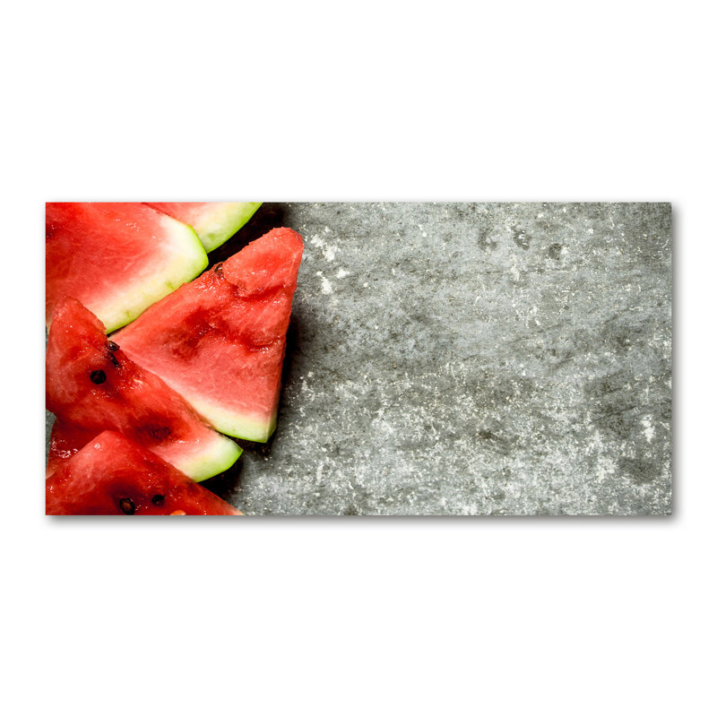 Sliced Watermelon - Wrapped Canvas Print