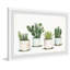 Pretty Pots Cactus by Parvez Taj - 1 Piece Single Picture Frame Painting-38598683