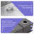 33'' L Undermount Double Bowl Stainless Steel Kitchen Sink
