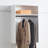 Devi White Wall Mounted Wood Closet System-2136295954