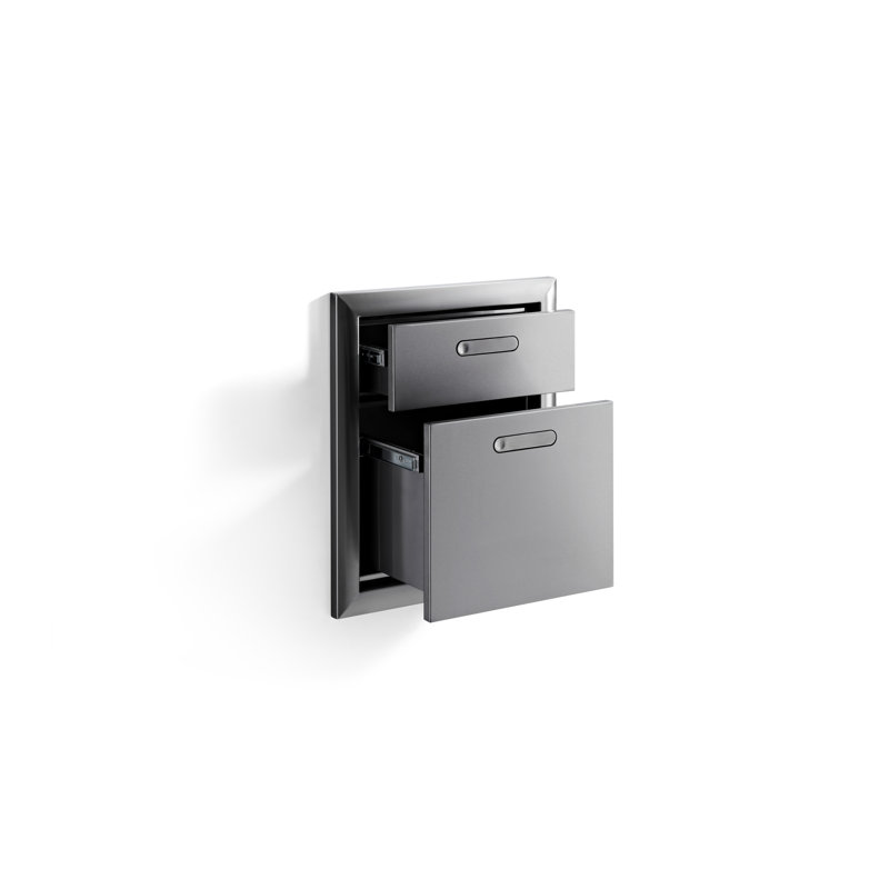 Ventana 19.25'' Stainless Steel Drop-In Drawers
