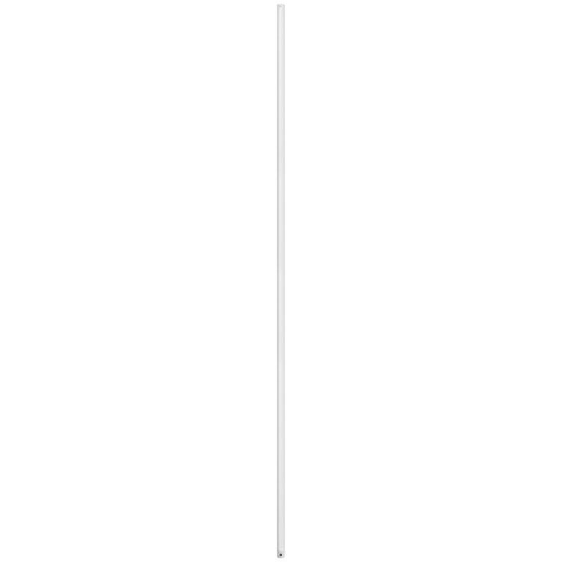 Tige de ventilateur de plafond, Blanc mat, H 72 po x l 1 po x P 1 po