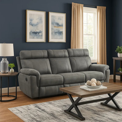 Semone Upholstered 84.5'' Reclining Sofa