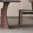 Unique sintered stone ash dining table set-109661276