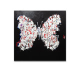 One of a Kind Original Urban Flight by Salvatore Principe - Wrapped Canvas Painting