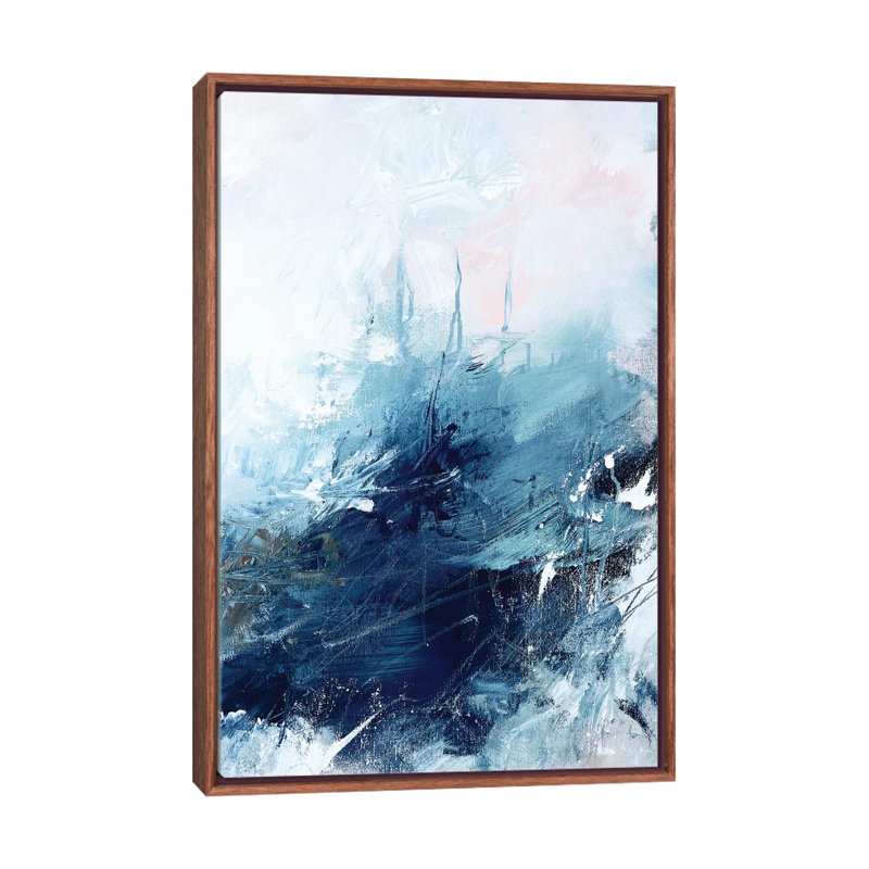 Shrey II par Sana Jamlaney - reproduction d'art, Toile classique avec cadre brun, Aucun mat, H 26 po x l 18 po x 1,5 po