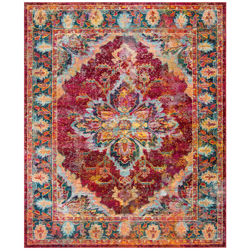 Mabel Crystal Performance Oriental Rug, Rectangle 9' x 12'